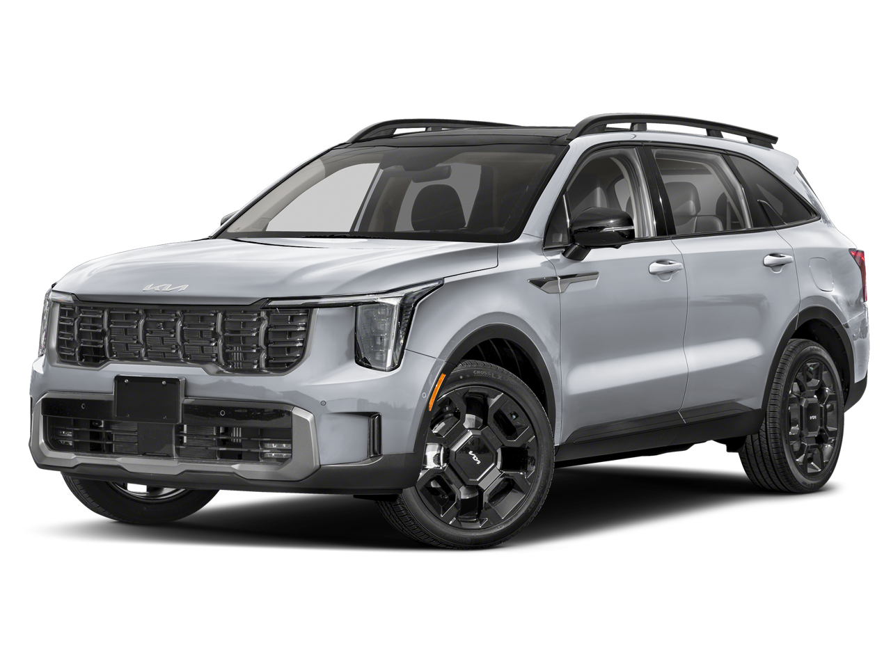 2026 Kia Sorento X-Line SX in Wolf Gray — front three-quarter view