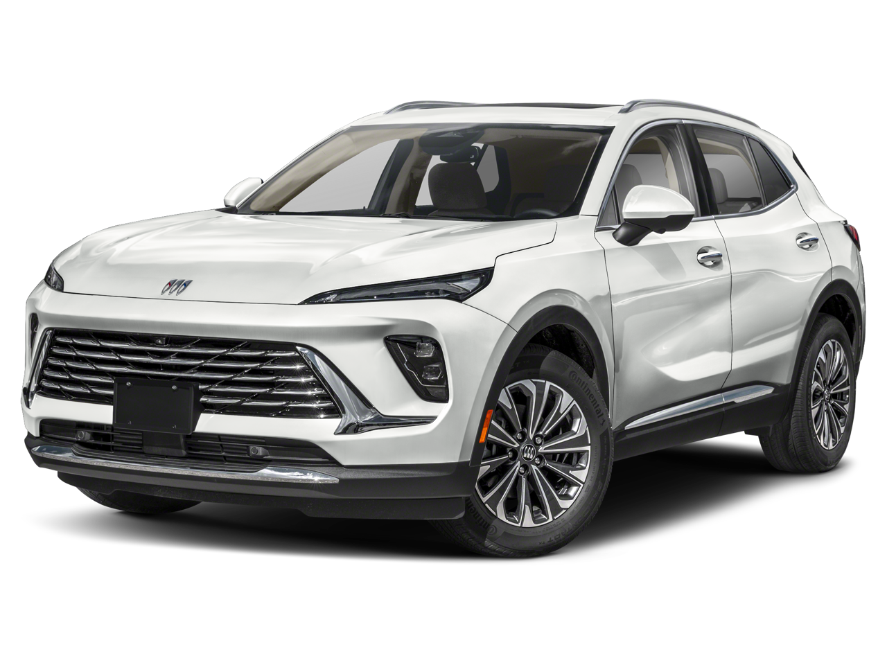 2024 Buick Envision Preferred in Summit White — front three-quarter view