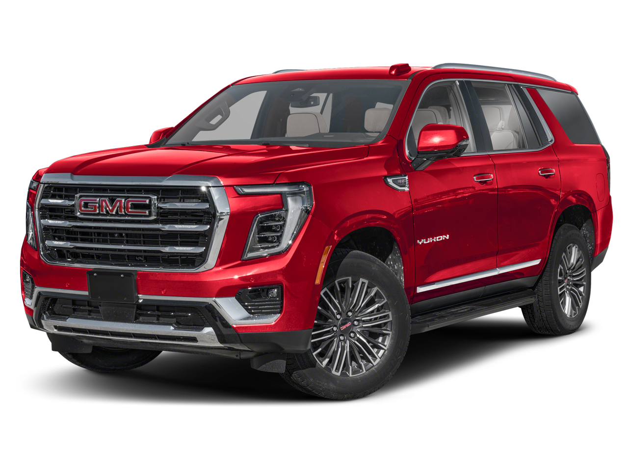 2025 GMC Yukon Denali in Onyx Black — front three-quarter view